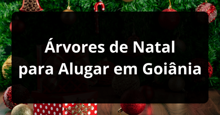 Árvores de Natal para Alugar em Goiânia