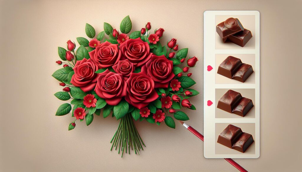 rosas chocolate